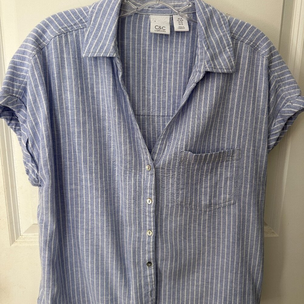 C&C California Linen Blouse